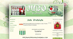 Desktop Screenshot of judo.gksolimpia.grudziadz.pl