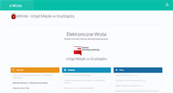 Desktop Screenshot of e-wrota.grudziadz.pl