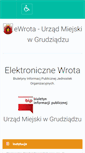 Mobile Screenshot of e-wrota.grudziadz.pl