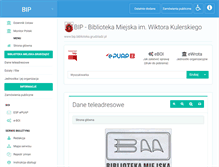 Tablet Screenshot of bip.biblioteka.grudziadz.pl